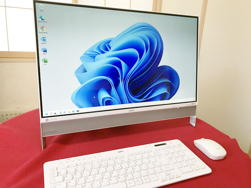 22インチ4本セット【中古】23.8型ディスプレイ一体型デスクトップ